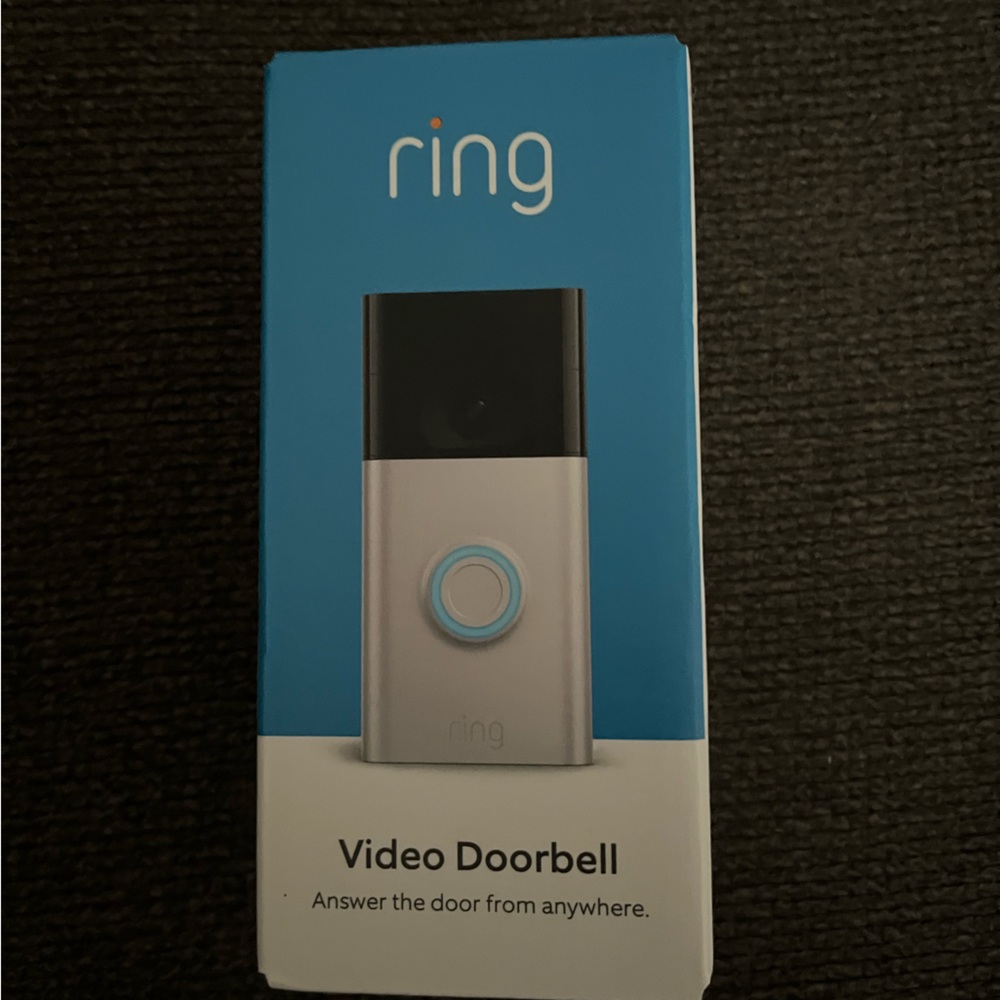 Open Never Used Ring Camera